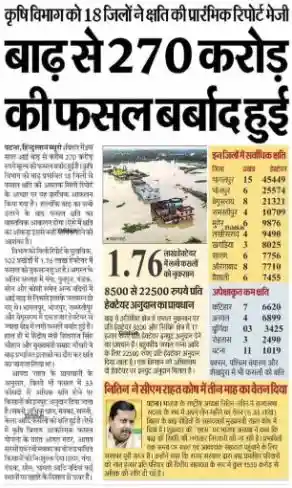 Bihar Badh Fasal Chhati Jila List