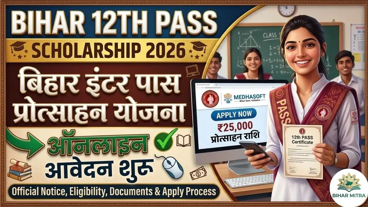 Bihar Board 12th Scholarship 2026