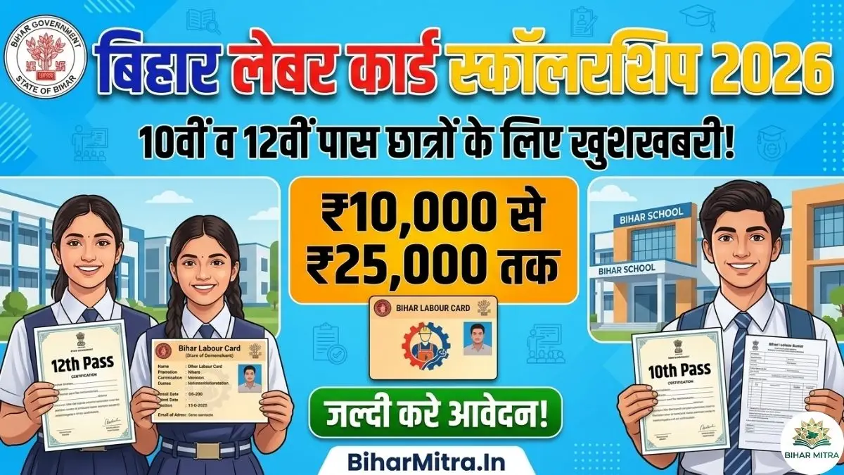 Bihar Labour Card Scholarship 2026