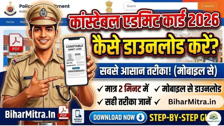 UP Police Constable Admit Card 2026