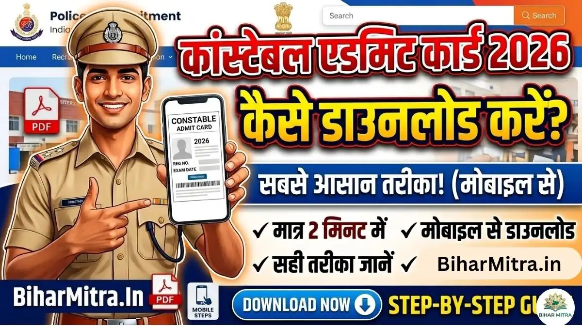 UP Police Constable Admit Card 2026