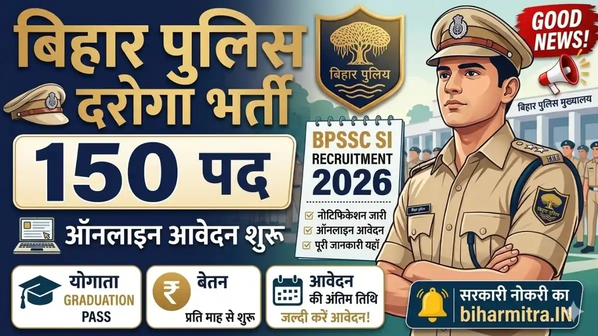 Bihar Police SI Vacancy 2026